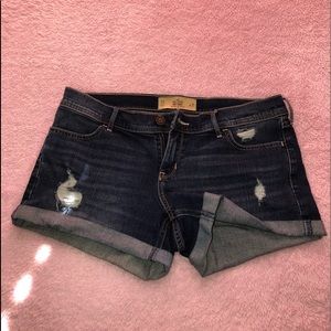 Hollister Distress Midi Shorts